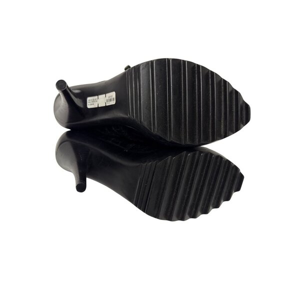 Jeffrey Campbell X LF Women's Boots Crushed Velvet Buckle Heel Black Bryce  8.5 - Picture 10 of 10